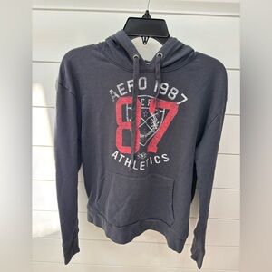 Aeropostale Gray Athletic Hoodie
